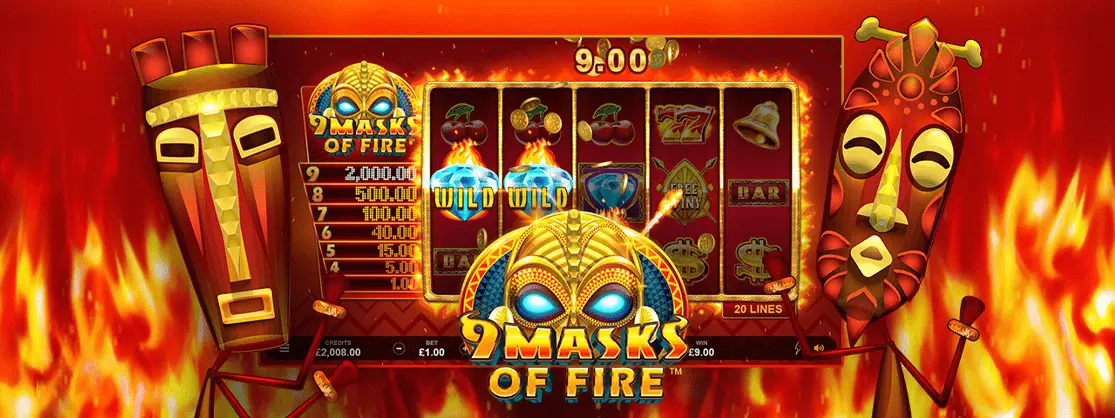 9 Masks of Fire pokie for real money