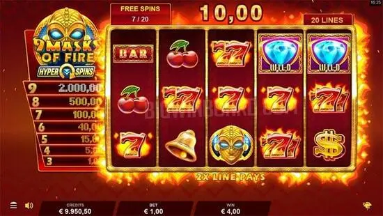 9 Masks of Fire slot with free spins